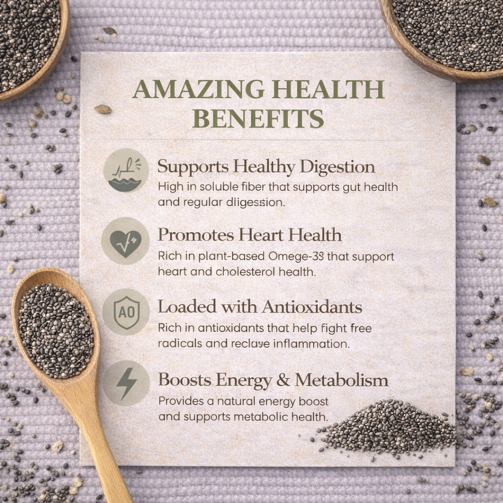 Organic Raw Chia Seeds