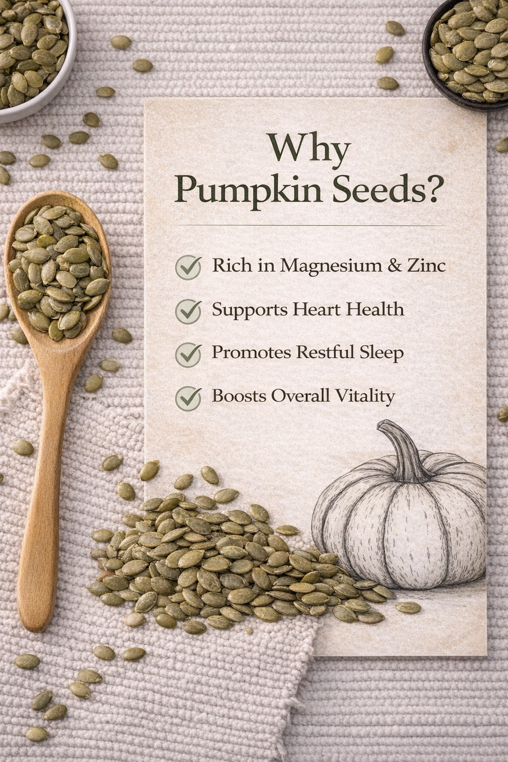 Organic Raw Pumpkin Seeds