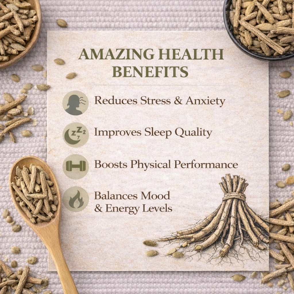 Organic Dried Ashwagandha Roots