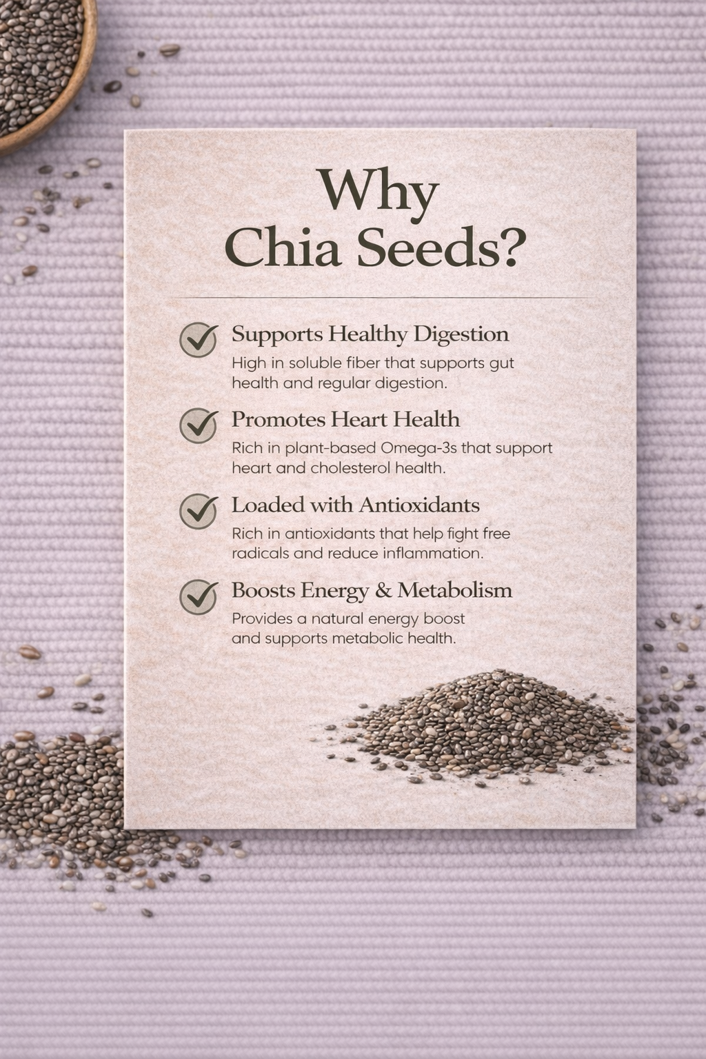 Organic Raw Chia Seeds