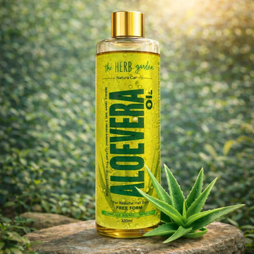 100% Natural Aloe Vera Oil  For Hair Skin & Body