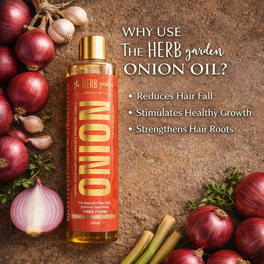 Onion Growth Repair Hair Oil – Anti Hair Fall, Strong Roots & Fast Regrowth Formula