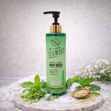 The Seaweed Hydrating Body Wash, Eucalyptus & Peppermint, Shower gel Seaweed, Vegan, Paraben Free