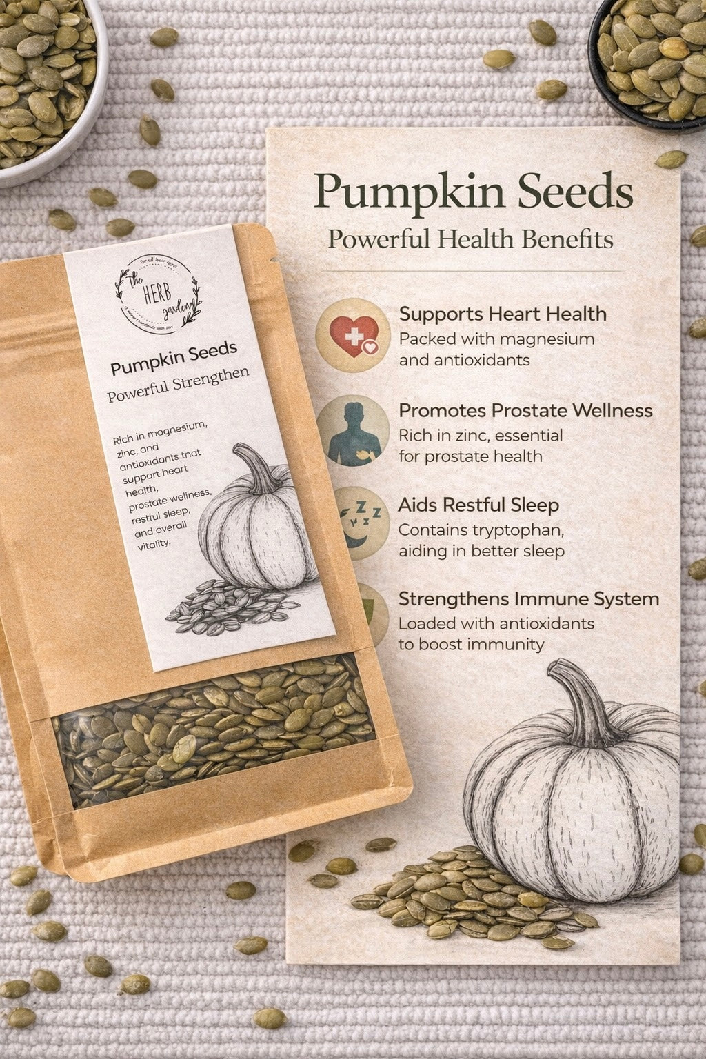 Organic Raw Pumpkin Seeds