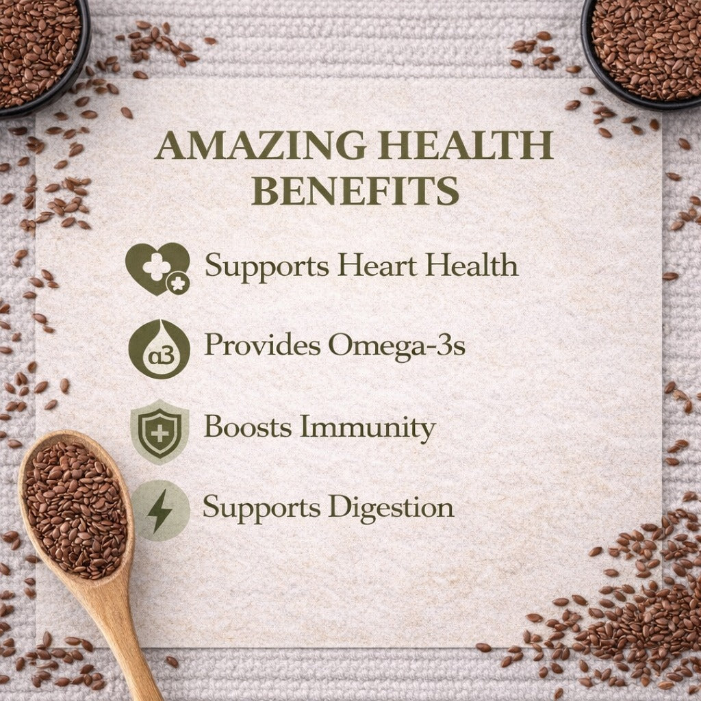 Organic Raw Flax Seeds