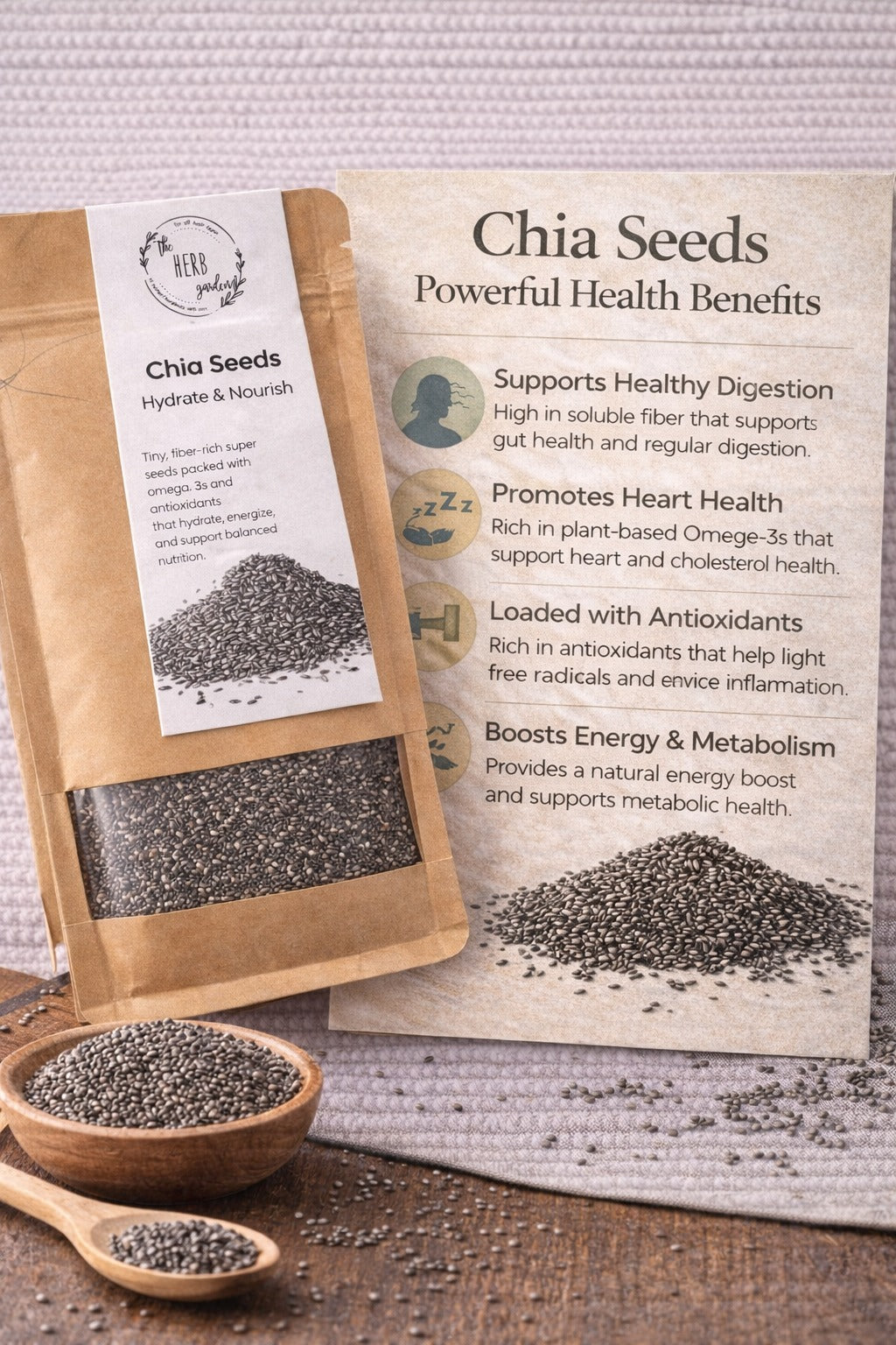 Organic Raw Chia Seeds