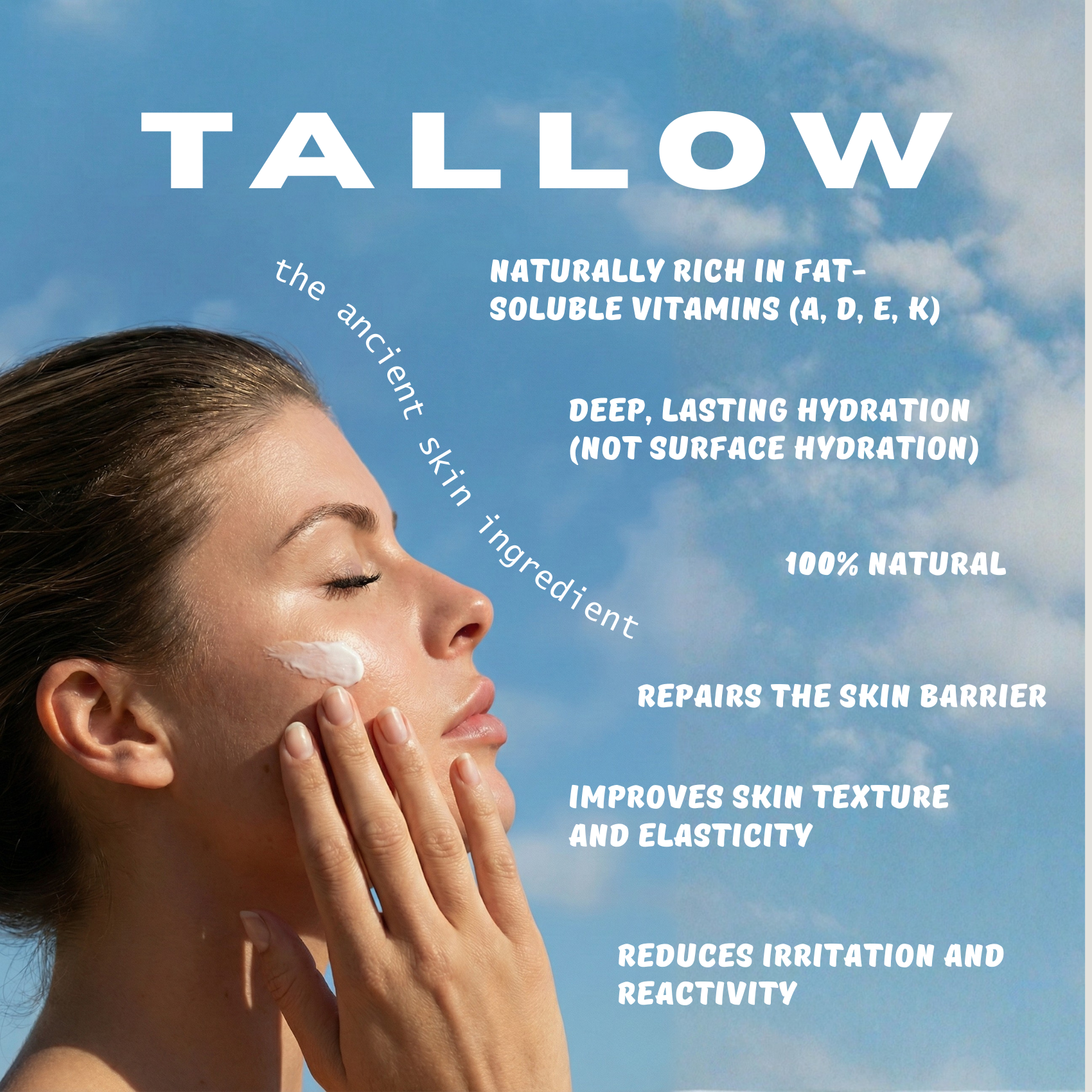 Pure Tallow Glow: 100% Beef Tallow Moisturiser