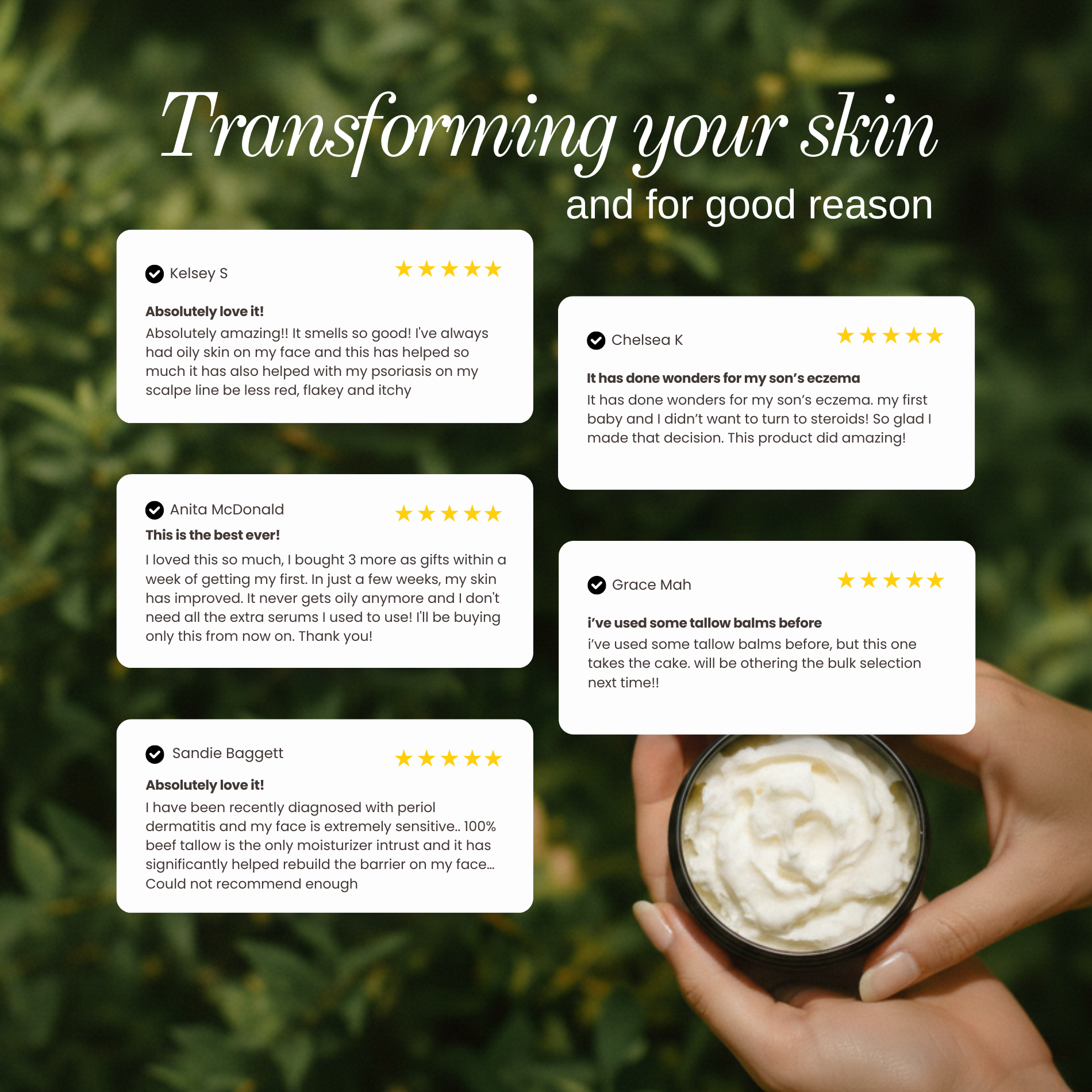 Pure Tallow Glow: 100% Beef Tallow Moisturiser
