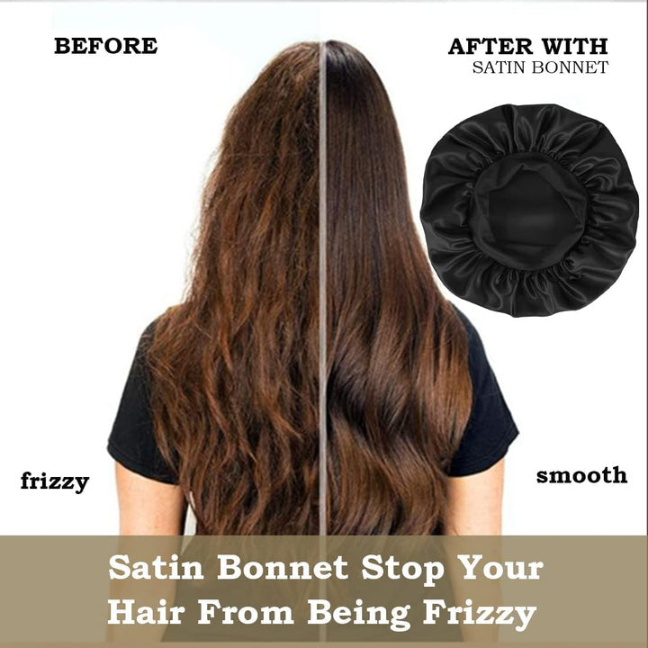 Silk Bonnet Hair Protection Sleeping Cap ( 5 colors )