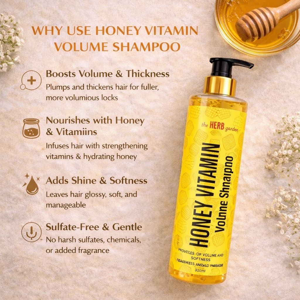 HONEY AND VITAMIN ORGANIC SHAMPOO