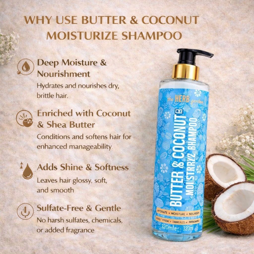 BUTTER & COCONUT ORGANIC SHAMPOO
