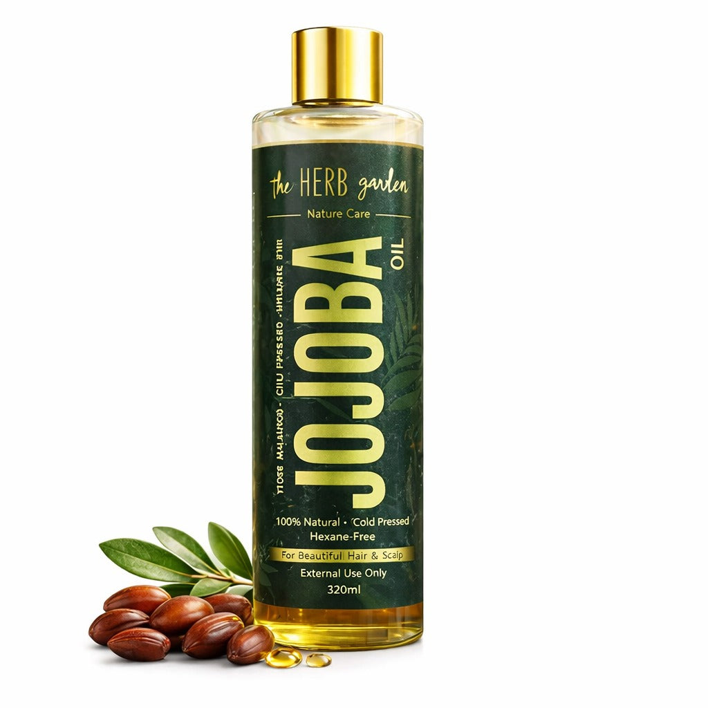 Organic Jojoba Hair Oil – Deep Nourish, Strengthen Roots, Hydrate, Repair & Promote Smooth, Shiny, Healthy Hair