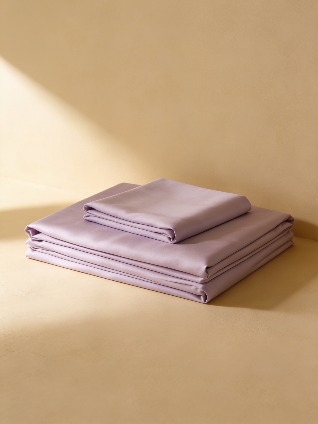 Silk Bed Sheet Lavender Bliss