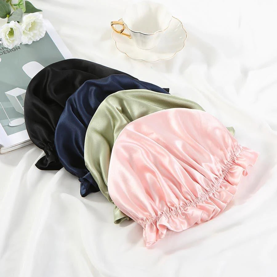 Silk Bonnet Hair Protection Sleeping Cap ( 5 colors )