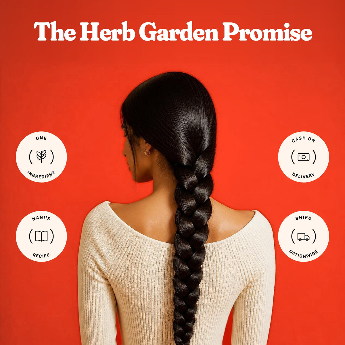 The Herb Garden promise: one ingredient, Nani's recipe, cash on delivery, ships nationwide